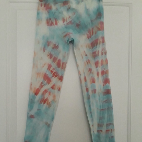 GIRL’S TIE-DYED COTTON LEGGINGS - Picture 3 of 7